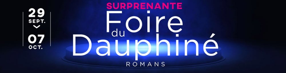 Retrouvez-nous à la Foire de Romans à partir du 29 septembre
